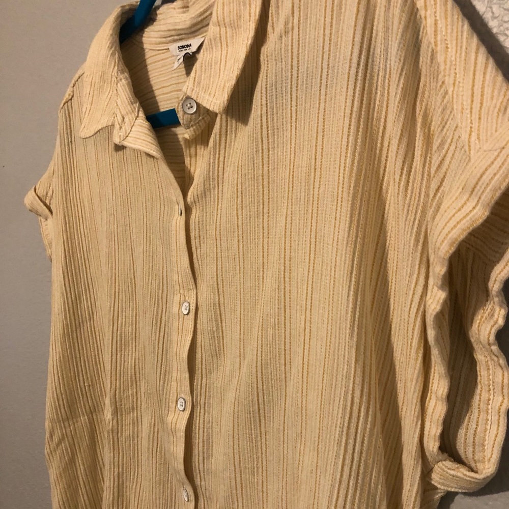 Yellow Button Down Shirt - Picture 4 of 4